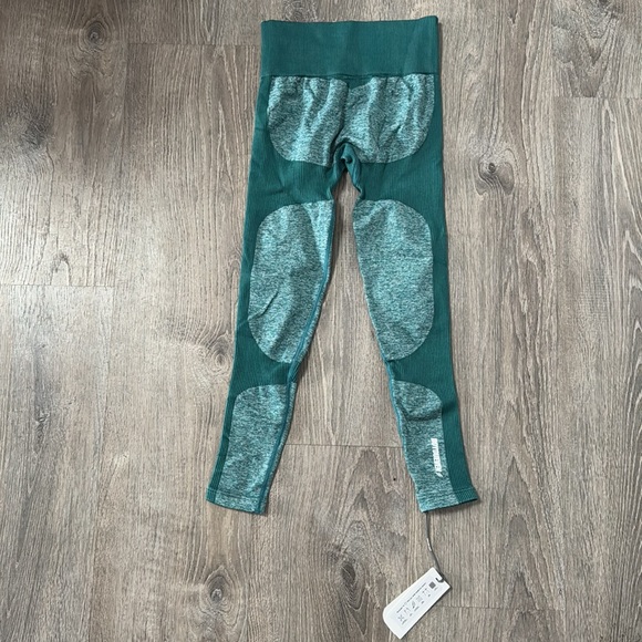 NWT Doyoueven Teal-ish color IMPACT seamless workout pants - Picture 4 of 5